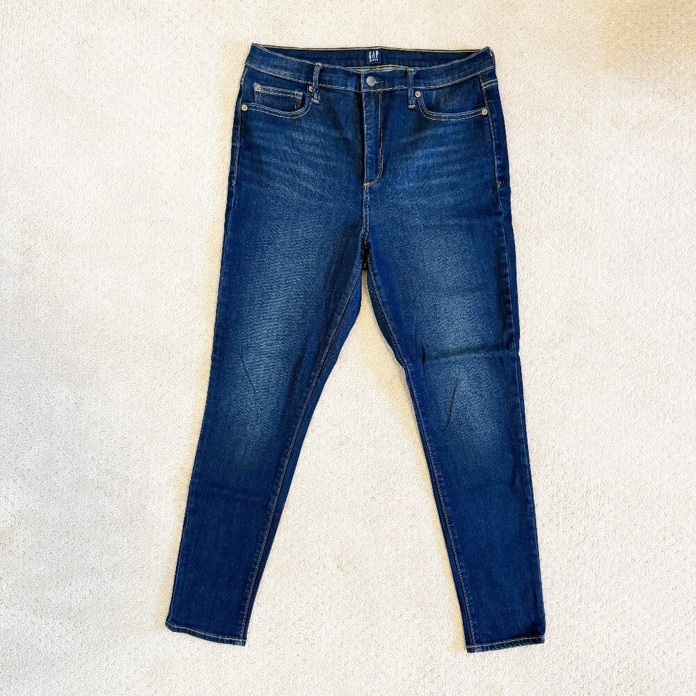GAP True Skinny Dark Wash Skinny Jeans 32R